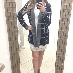 ModCloth open front cardigan size small navy